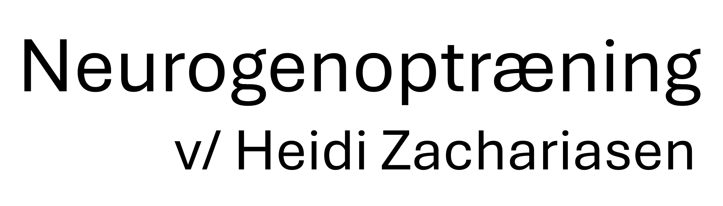 Neurogenoptræning Logo